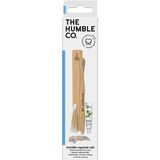 The Humble Co. Seyahat Seti Orta Sertlikte Diş Fırçası ve 4 Parça Kullanan Bambu Ürünler