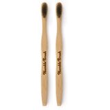 The Humble Co. The Humble Co Bambu Diş Fırçası Yetişkin Soft Yumuşak Siyah (2 paketi)