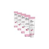 The Humble Co. Toothpaste Kids Strawberry 75 ML Çocuklar için Çilek Aromalı Doğal Diş Macunu 75 ML, Tatlı çilek aromalı diş macunu - nazik, güvenli ve etkili (4 paketi)