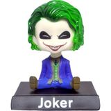 The Joker Villain’s Edition Anime Sallanan Kafalı Figür Biblo Telefon Tutucu Dekoratif Masa Süsü Yşl - Çok Renkli