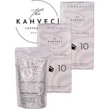 The Kahveci 2x Nespresso Uyumlu Kapsül Kahve (Klasik+Karamel) 10'lu + 1 Klasik Filtre Kahve 200GR. - 1 Paket