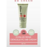The Kehf SPF50+ Kapatıcı BB Krem Medium60 ml | Leke Karşıtı, Ton Eşitleyici, Aydınlık Cilt Görünümü | UVA+UVBKoruma
