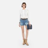 The Kooples Kadın Beyaz Crop Örgü Hırka - WHI01-Beyaz - 34