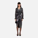 The Kooples Kadın Gri Payetli Etek - SIL06-Gri - 40