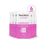 The Lifeco Smartfood Glowing Beauty Organik Çikolata 80Gr Organik Fındık Biotin + %70 Bitter X 6 Adet