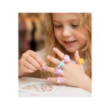the Littles Kids Kuromi - Hello Kitty - My Melody ve Arkadaşları Karakterli 5 Adet Çocuk Yüzük ve Tırnak Sticker Seti