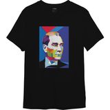 The Lucid Lab Atatürk Pop Art Tişört - Siyah - XS