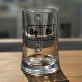 The Lucid Lab Beer - Element / Yazılı Paşabahçe Kulplu Bira Bardağı - 500 cc - Renkli - 1 Adet