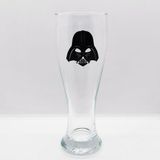 The Lucid Lab Darth Vader / Baskılı Paşabahçe Bira Bardağı - 520 cc - Beyaz