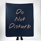 The Lucid Lab Do Not Disturb Navy Blue Polar Tv Battaniyesi - 140 x 170 cm - Renkli