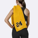 The Lucid Lab Kobe Bryant Spor Havlusu Mikrofiber 45 x 95 cm Renkli Yüksek Emicilik Özelliği ile Tek Adet - 45 x 90 cm