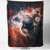 The Lucid Lab Kozmık Tarantula- Uzay - Nasa Polar Tv Battaniye - 130 x 165 cm - Renkli
