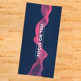 The Lucid Lab Pembe-Lacivert Spor Havlusu 45 x 90 cm Mikrofiber Yüksek Emicilik Özelliği ile - Renkli
