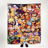 The Lucid Lab Simpsons Polar Tv Battaniyesi - 140 x 170 cm - Renkli