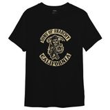 The Lucid Lab Sons Of Anarchy Tişört - Siyah - XS