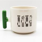 The Lucid Lab Star Wars Lightsaber Collection Yeşil T Kulplu Kupa - Renkli