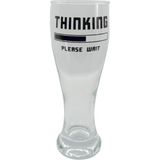 The Lucid Lab Thinking / Yazılı Paşabahçe Bira Bardağı - 520 cc - Şeffaf