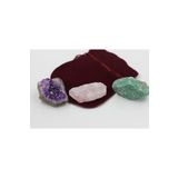 THE MAGIC OF HEALING (4005) Ametist - Aventurin - Pembe Kuvars Doğal Taş Ham Kütle (30/45 Gr) (sertifikalı) mor Tek Ebat