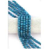 THE MAGIC OF HEALING (4290) Apatit 8mm Doğal Taş Dize AA Kalite yeşil Tek Ebat