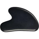 The Magic Of Healing Obsidyen Gua Sha Masaj Taşı, Yüz Masajı Için, Siyah Doğal Taş - Çok Renkli