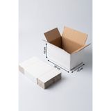 The Mask Elturko 10 Adet Beyaz Tek Oluklu Ince Karton Kutu – 20 × 13 × 10 cm Küçük Boy Ürün Paketleme, Kargo, Hediye ve E-Ticaret Gönderi Kutusu