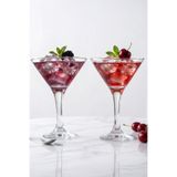 The Mask Elturko 2'li Cam Kokteyl Bardağı Martini & Meşrubat Bardağı, Tatlı Servisi 175 ml