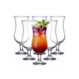 The Mask Elturko 6’lı Cam Latte Bardağı 380 ml Meşrubat Smoothie Milkshake Kokteyl Bardağı