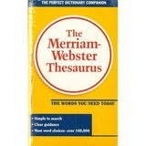 The Merriam-Webster Thesaurus Ingilizce Eş ve Karşıt Anlamlılar Sözlüğü