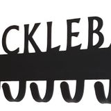 The Metal Peddler Pickleball Kurdeleleri için Spor Madalya Askı Ekranı - 14,5 inç 10 Kancalı - ABD'de Üretilmiştir