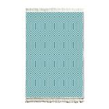 The Mia 150x100 cm Green Çift Taraflı Kilim