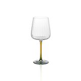 The Mia 600 ml Sarı Yeşil Şarap Kadehi