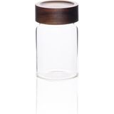 The Mia Akasya Yuvarlak Cam Kavanoz 250 ml - Renkli