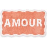 The Mia Amour Renkli Pamuklu Banyo Paspası 60 x 100 cm - Standart