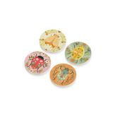 The Mia Animal Tas Bardak Altligi Yuvarlak 4Lu Set Brk0131