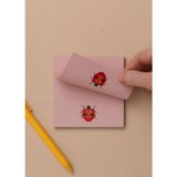 The Mia Art Line Mini Notluk Belladonna 10 X10CM 40 Yaprak - Pembe - 10 x 10 - Bloknot