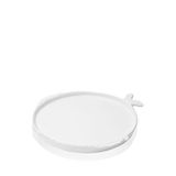 The Mia Artigiano Fish Seramik Yemek Tabağı 27 Cm - Beyaz