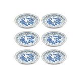 The Mia Azul Pasta Tabağı 6 Kişilik Çok Renkli