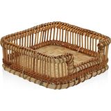 The Mia Bambu Peçetelik Natural 18X4X6 cm - Çok Renkli - 1 Adet