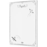 The Mia Beyaz Magnet Panosu 70 x 50 Cm İç ve Dış Mekan Kullanımına Uygun Paslanmaz