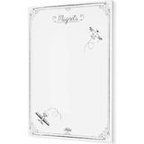 The Mia Beyaz Magnet Panosu 70X50 cm 1 Adet Şık Tasarım İle Eviniz İçin Uygun