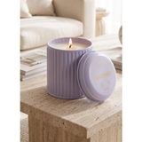 The Mia Calm Lavanta Kokulu Lila Kapaklı Mum 830 gr 12X10 - Beyaz