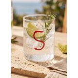 The Mia Cam Su Bardağı -S- Kırmızı 420 ml - Tek Ebat - Şeffaf