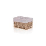 The Mia Cesta Hasır Organizer Naturel 22x14x13 cm Sepet
