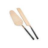 The Mia CKB0189 Dark 2 Parça Pasta Servis Takımı