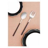 The Mia CKB0224 Bianco Gümüş 2 Parça Salata Servis Takımı