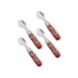 The Mia Corallo Dondurma Kaşığı 4 Lü Set Kırmızı
