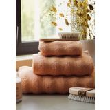 The Mia Fine Cotton Terracotta Yüz Havlusu 90x50 Cm