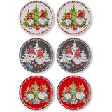The Mia Gnomes Servis Tabağı 6'lı Set - 26 cm