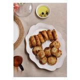 The Mia GRD0008 41x32 cm Beyaz Grande Servis Tabağı