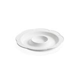 The Mia GRD0013 Grande Bölmeli Beyaz 39 cm Servis Tabağı